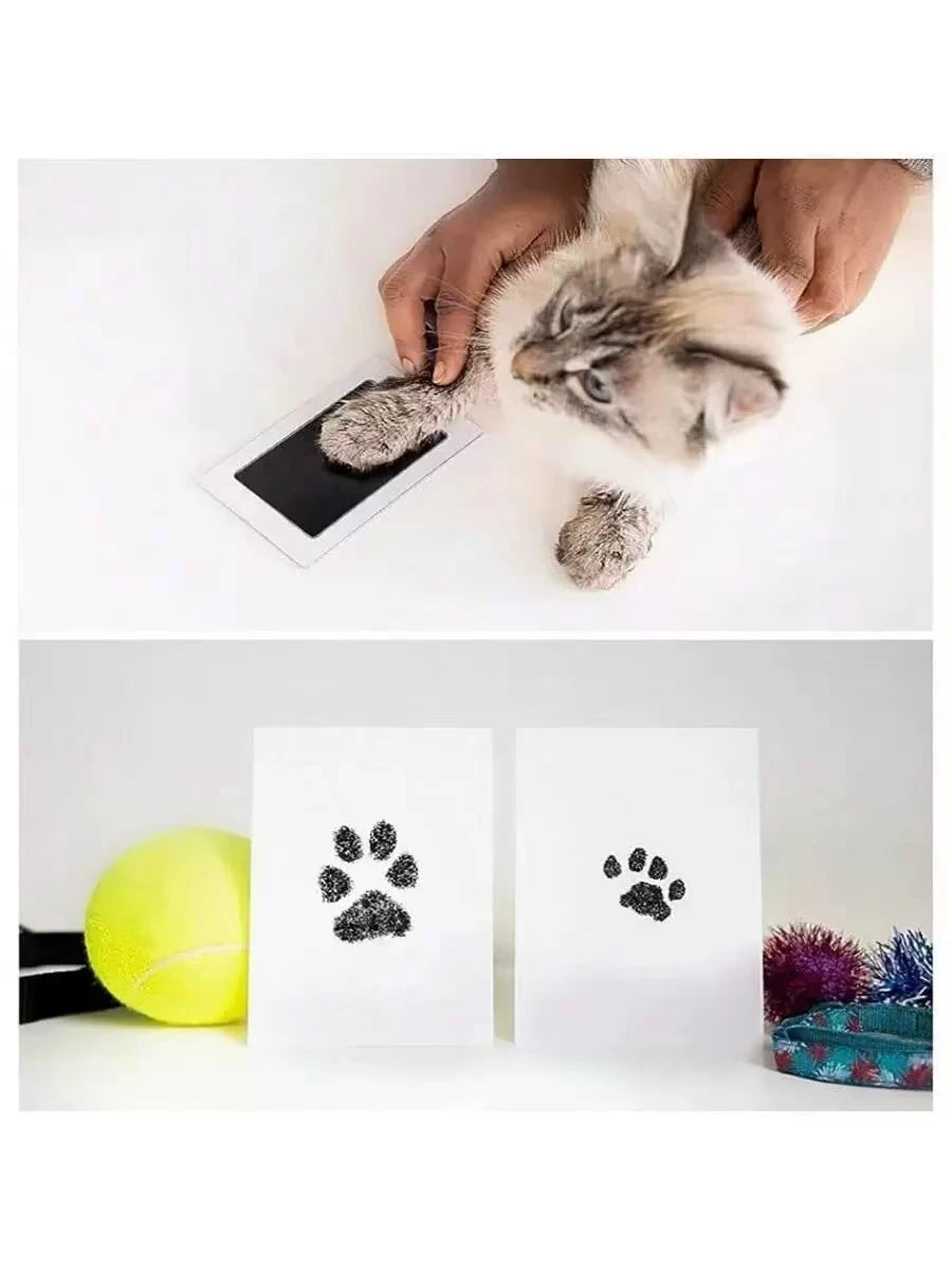 Paw Print Inkless Impression Kit – Clean Touch Keepsake for Pet Owners