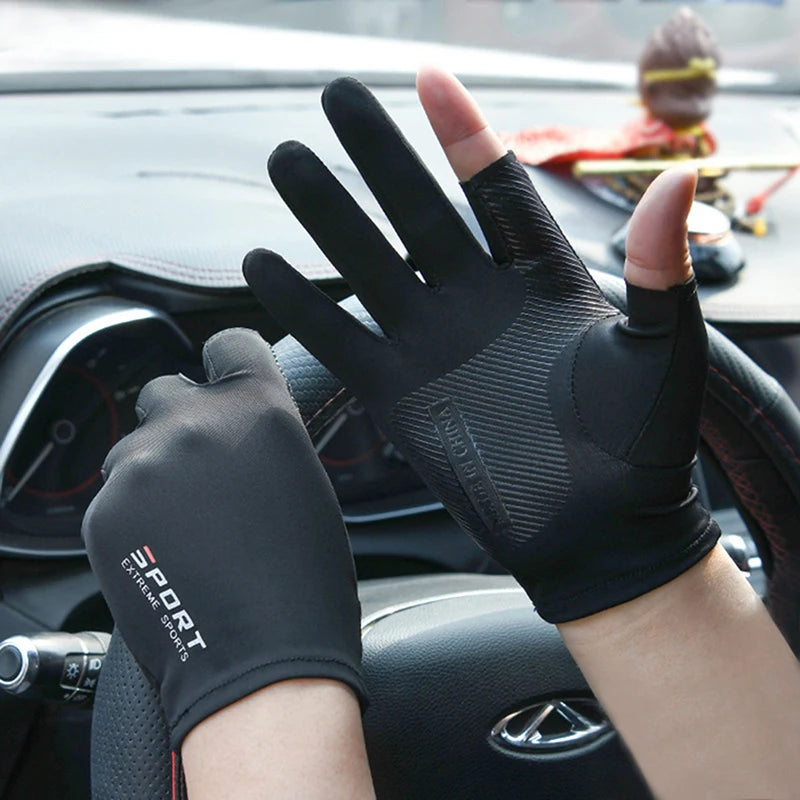 Breathable UV Protective Fishing Gloves – Touch Screen Gear for Outdoor Sports