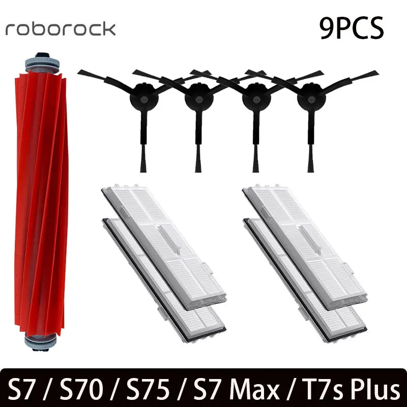 Vacuum Replacement Parts – Main Brush Hepa Filter for Roborock S7 Series