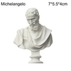 Mini Greek Mythology Bust – Plaster Sculpture for Art Drawing Practice