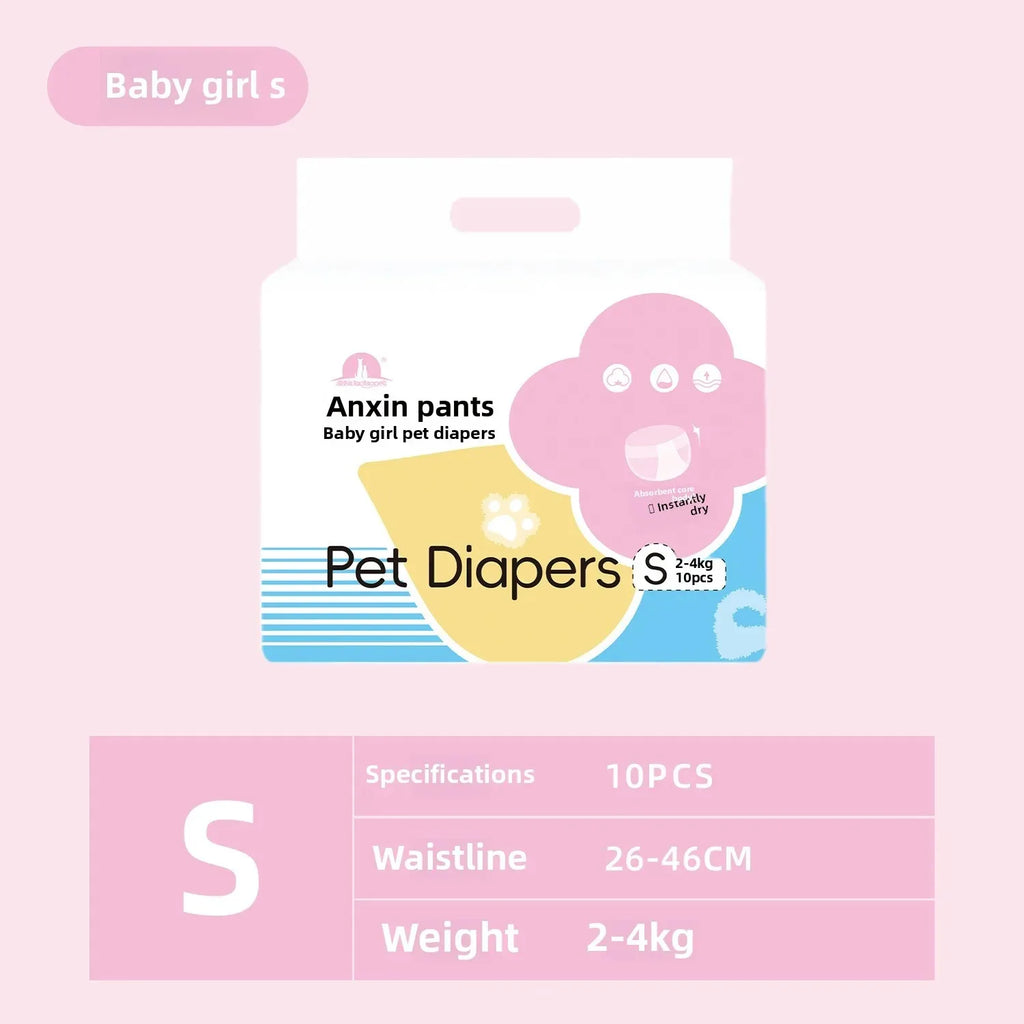 Disposable Male Dog Diapers – Leak-proof Waterproof Shorts for Puppy Care