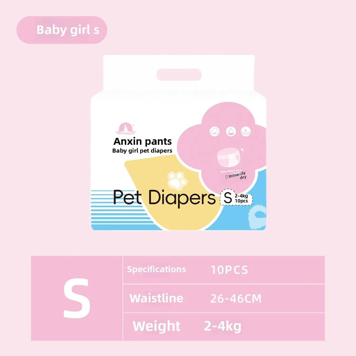 Disposable Male Dog Diapers – Leak-proof Waterproof Shorts for Puppy Care