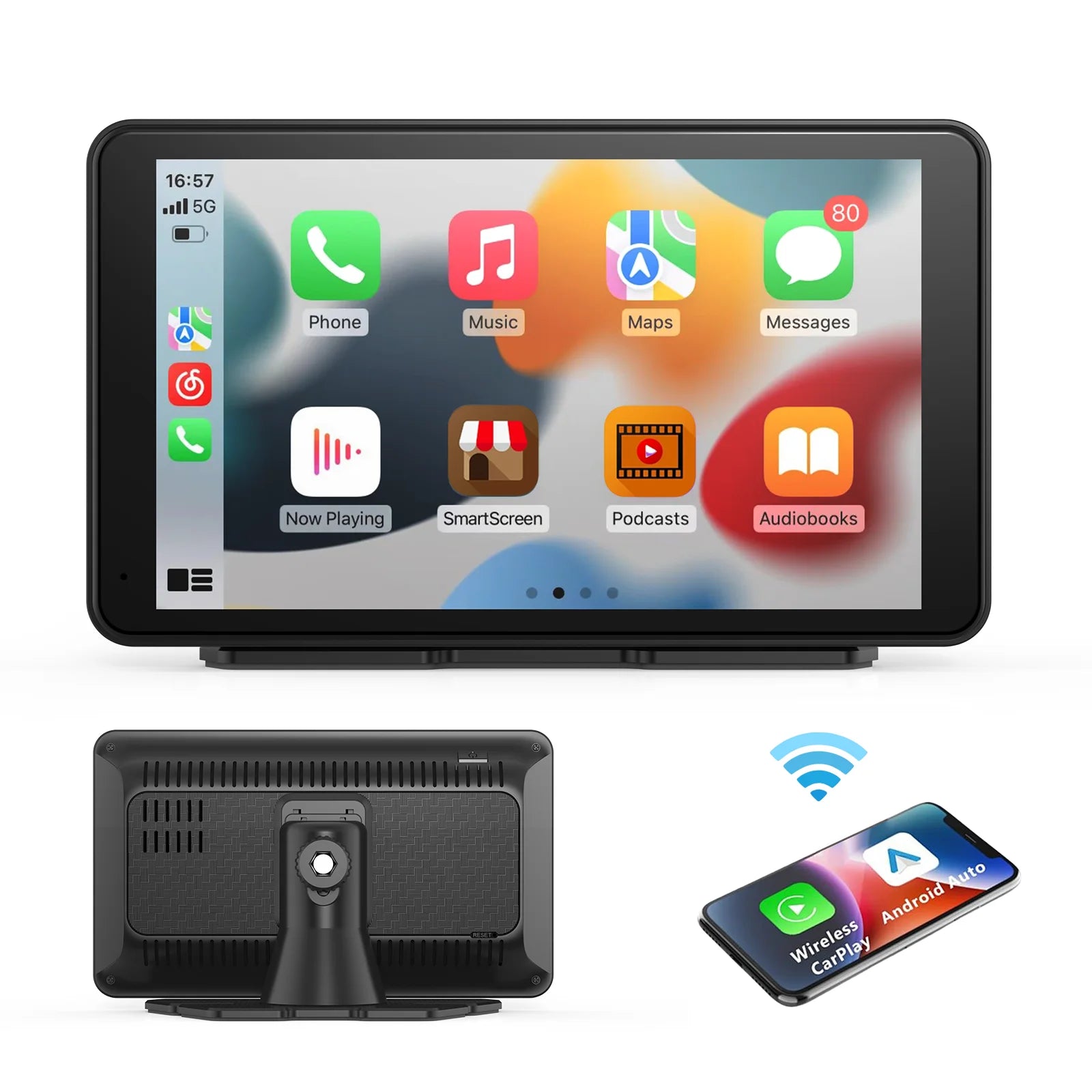 11-Inch Portable Carplay Screen – Wireless Apple CarPlay for Car Dashboards