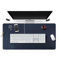 PU Leather Desk Mat – 70x35cm Waterproof Pad for Office and Gaming