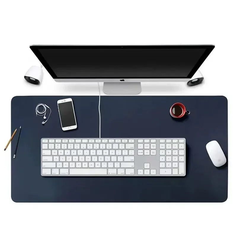 PU Leather Desk Mat – 70x35cm Waterproof Pad for Office and Gaming
