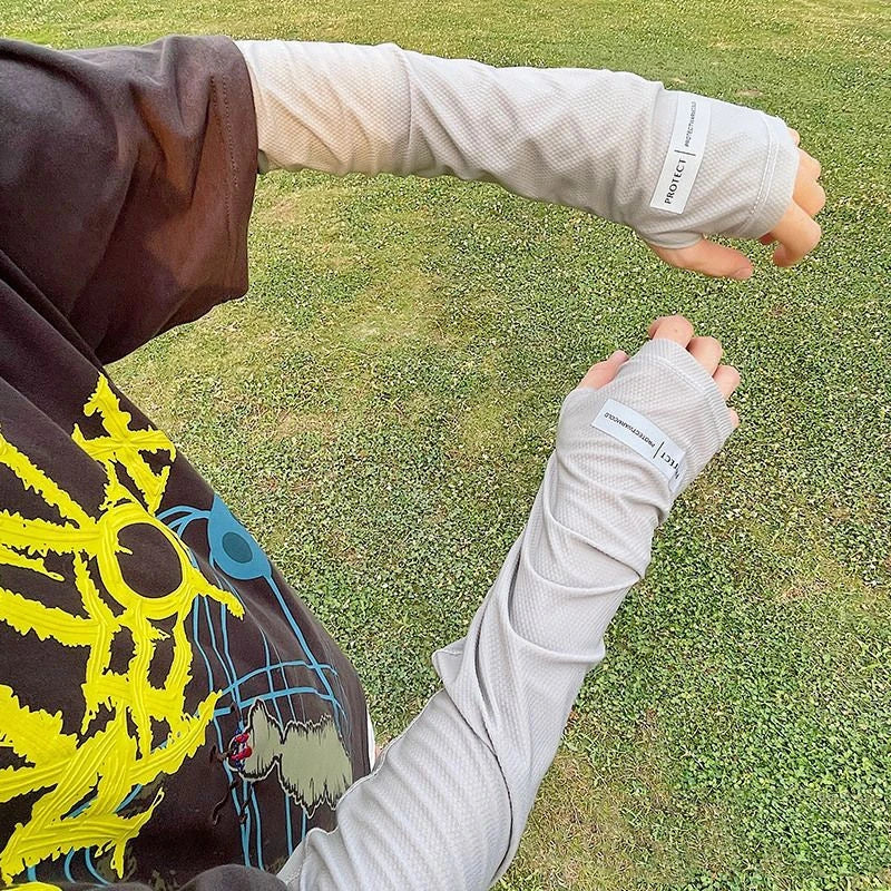 Large UV Sun Protection Sleeves – Breathable Arm Covers for Outdoor Sports