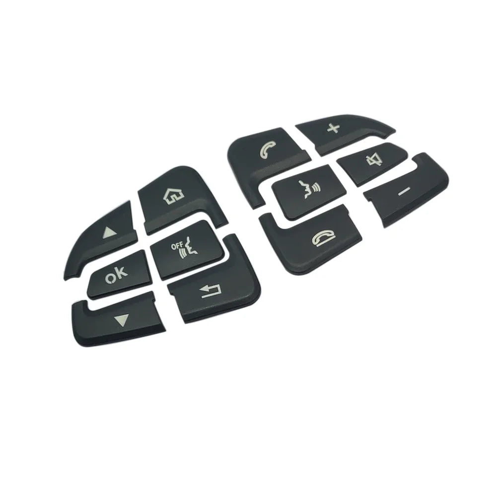 Steering Wheel Button Trim – Decorative Stickers for Mercedes Benz Interior