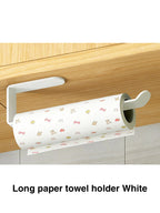 Adhesive Paper Towel Holder – Wall Mounted Rack for Kitchen and Bathroom