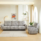 Printed Elastic Recliner Cover – Stretch Slipcover for Living Room Furniture