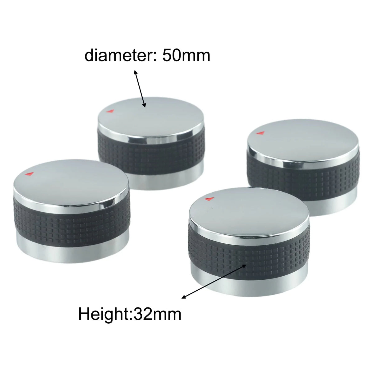 Universal BBQ Gas Stove Control Knobs – 58mm Replacement Parts for Outdoor Grills