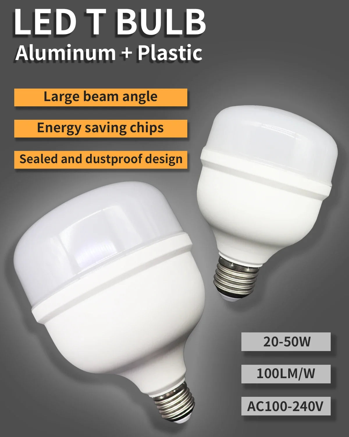 Super Bright 50W LED Bulb – Energy Efficient Lighting for Home Living Room