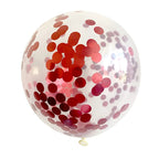 Gold Glitter Confetti Latex Balloons – 12 Inch Decor for Wedding Birthday Party