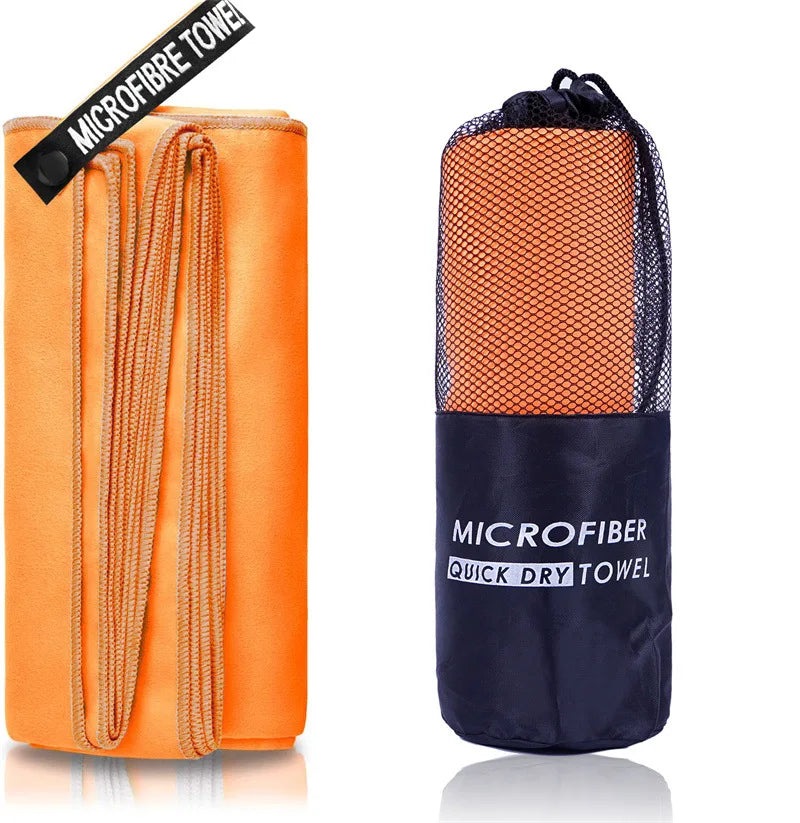Microfiber Gym Towel – Silver Ion Odor-Free Absorbent Fabric for Workout
