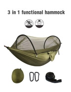 Camping Hammock – Quick Opening with Mosquito Net for Outdoor Sleeping