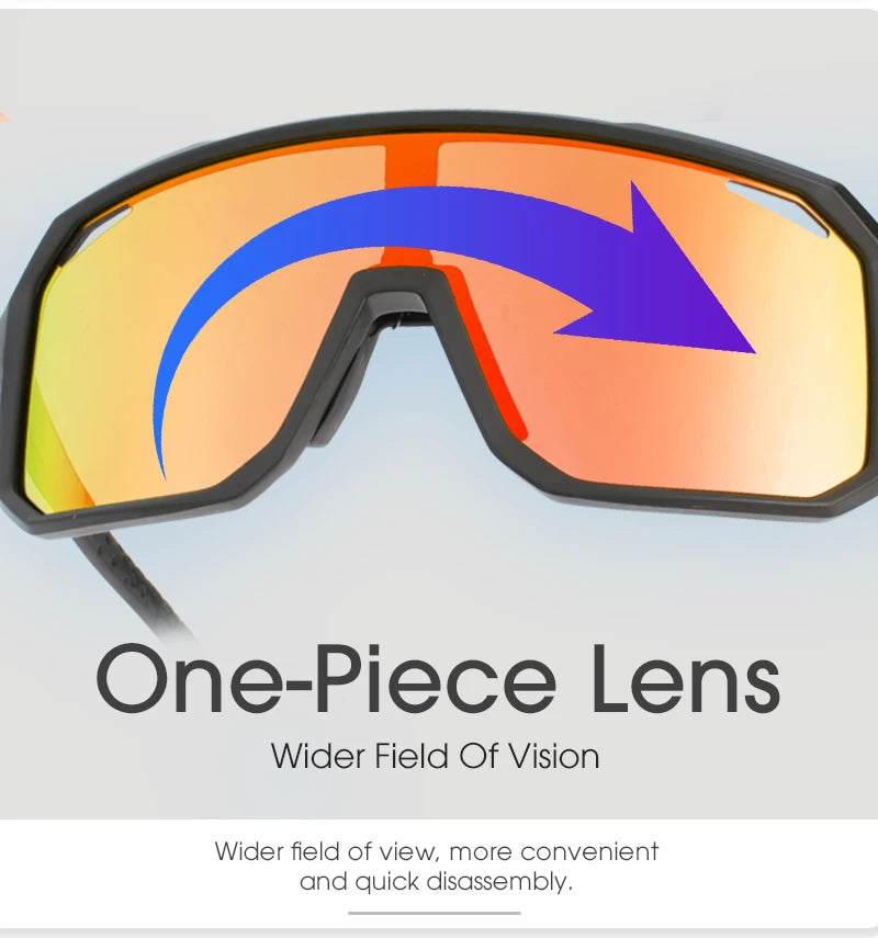 Polarized Cycling Sunglasses – UV400 Sport Eyewear for MTB and Road Biking
