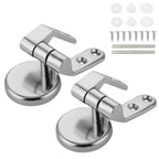 Stainless Steel Toilet Seat Hinges – Universal Replacement for DIY Lid Repair