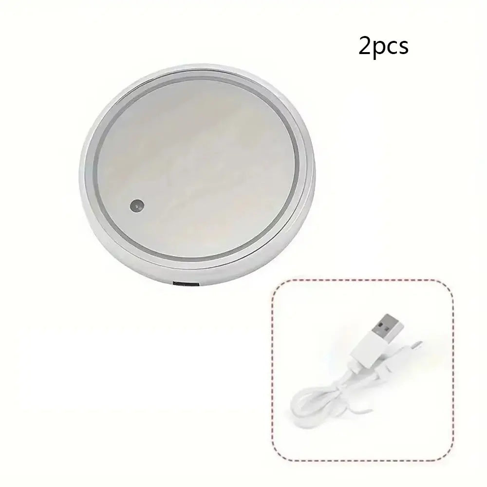 LED Car Cup Holder Coasters – Light Sensor Atmosphere Mats for Auto Interior
