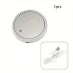 LED Car Cup Holder Coasters – Light Sensor Atmosphere Mats for Auto Interior
