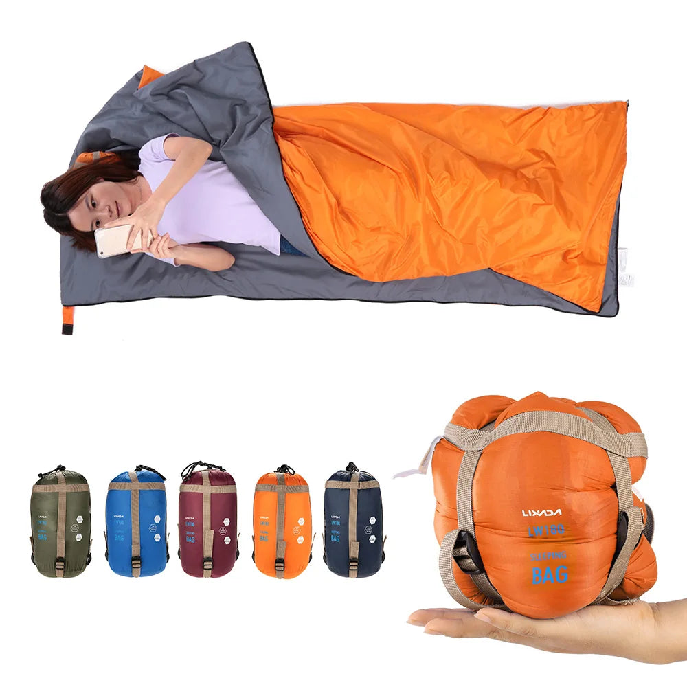 Ultralight Envelope Sleeping Bag – Compact Portable Gear for Camping Travel