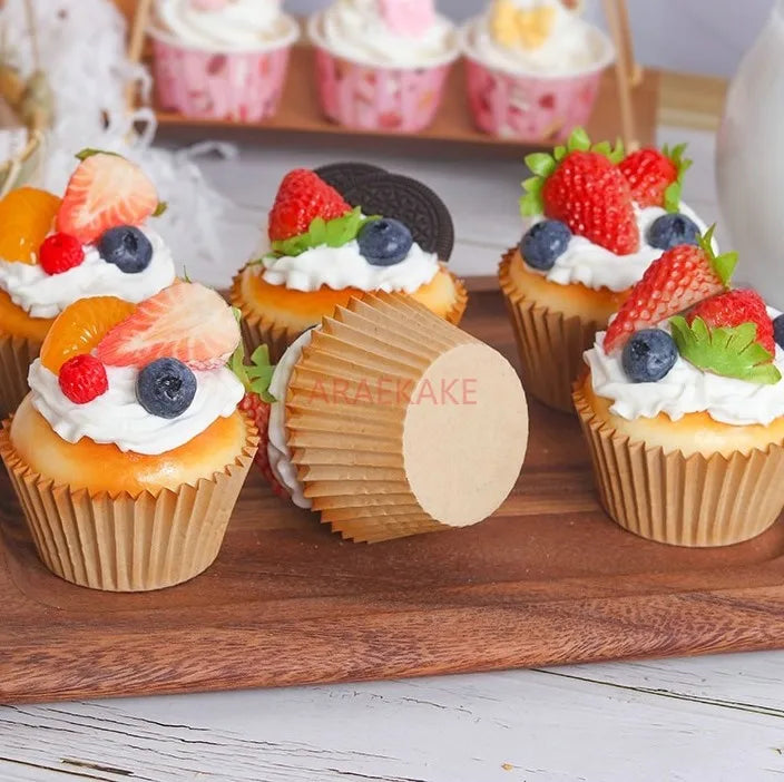 Paper Cupcake Model – Artificial Dessert for Bakery Window Display