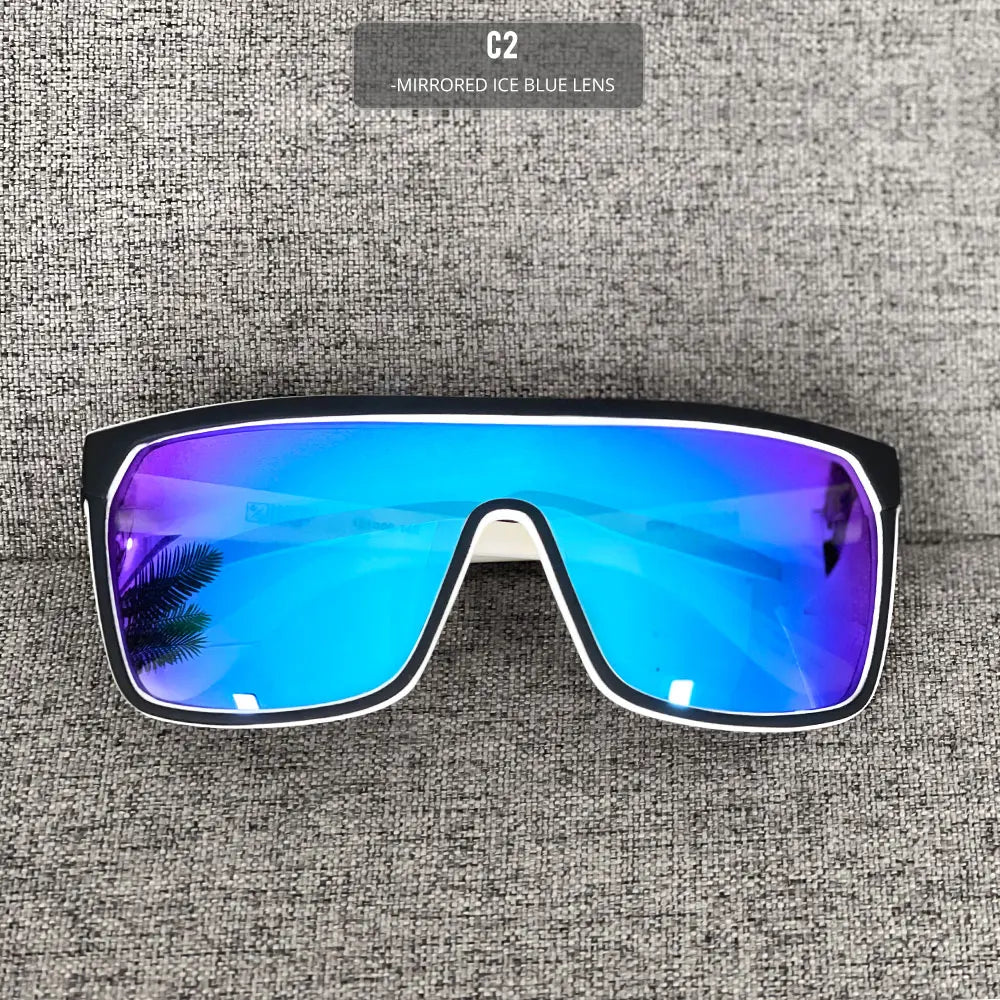 Polarized One Piece Sunglasses – UV400 Protective Eyewear for Driving and Sports