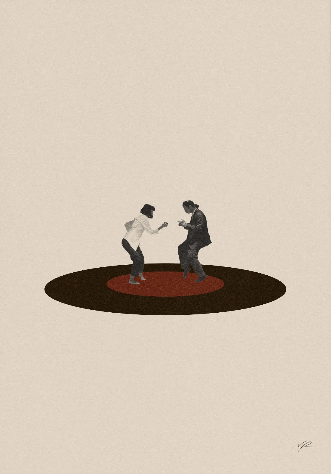 Minimalist Movie Poster Canvas Art – Abstract Modern Wall Decor for Home