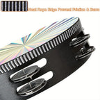 Double Row Radiant Tambourine – Handheld Rhythm Percussion for Music Education