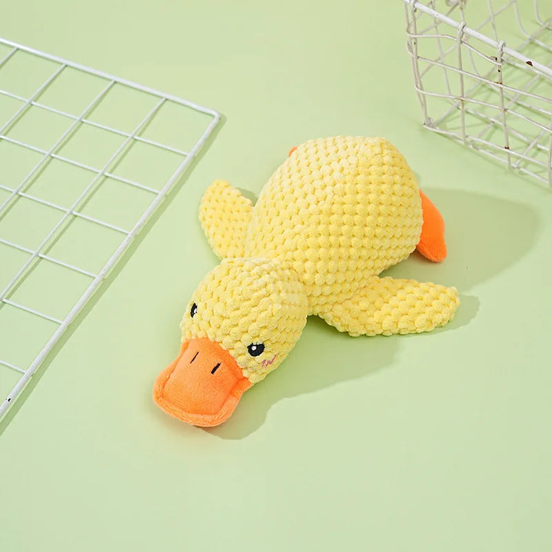 Plush Sleeping Duck Dog Toy – Bite Resistant Teeth Grinding for All Breeds