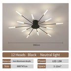 Modern Fireworks LED Ceiling Lamp – Decorative Chandelier for Living Room
