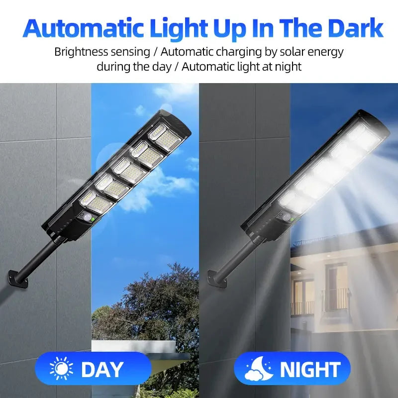 Commercial Solar Street Light – Waterproof LED Lamp for Outdoor Security
