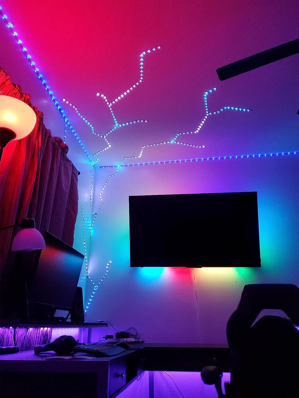 Addressable LED SPI Controller – WiFi Music Sync for RGBIC Pixel Lighting