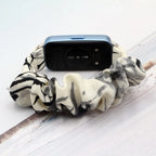 Printed Fabric Scrunchie Band – Soft Nylon Strap for Huawei Band 7 Women