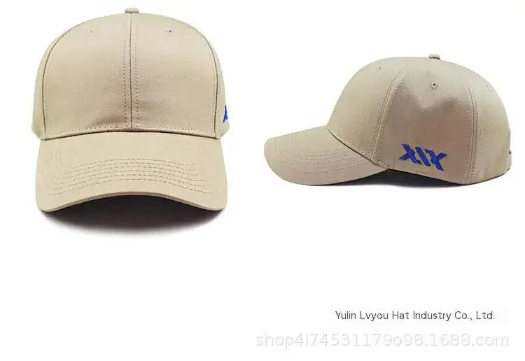Oversized Cotton Baseball Cap – Adjustable Large Fit for Men and Women