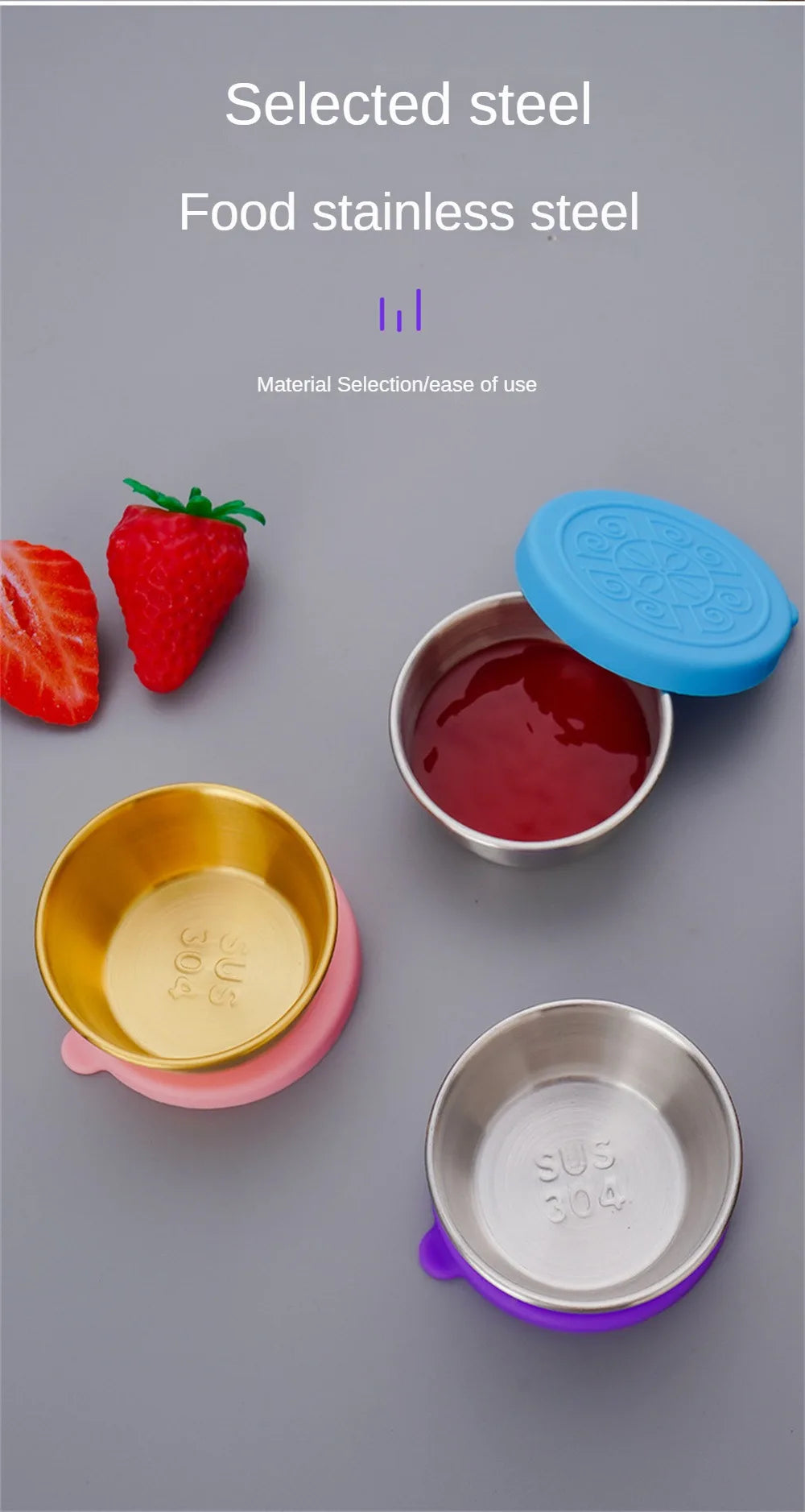 Leakproof Sauce Cups – Portable Dressing Containers for Lunch and Travel