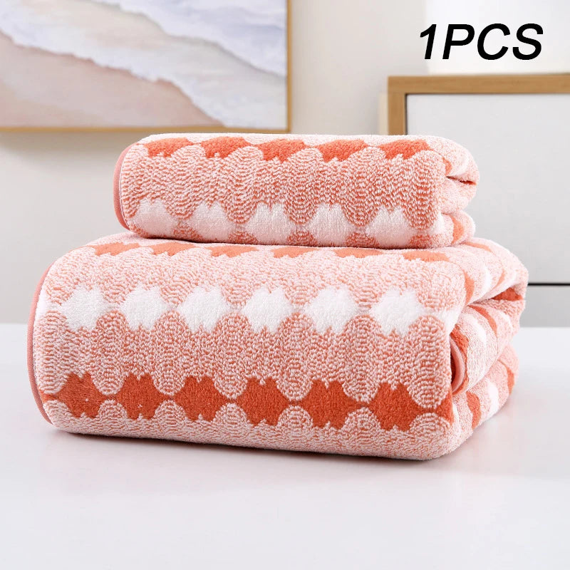 Bamboo Charcoal Coral Velvet Bath Towel – Super Absorbent for Daily Bathroom Use