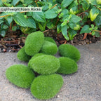 Artificial Moss Rocks – Decorative Faux Green Stones for Garden Landscapes