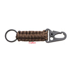 Paracord Survival Keychain – Military Carabiner for Outdoor Camping Gear
