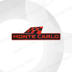 Metal Racing Flag Emblem – Monte Carlo Grille Badge for Skoda Sport Line