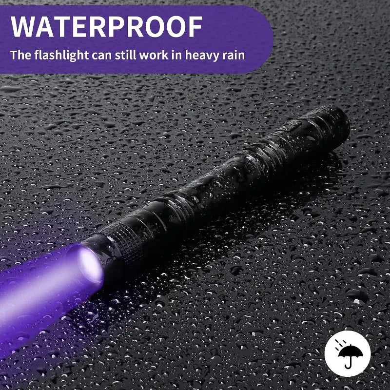 UV Flashlight 395nm – Portable Ultraviolet Torch for Pet Urine and Scorpion Detection