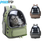 Transparent Pet Carrier Backpack – Breathable Travel Bag for Cats and Dogs