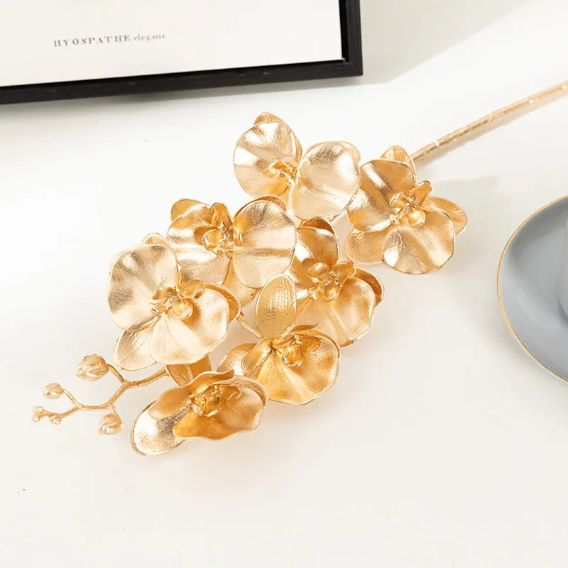 Glitter Eucalyptus Branch – Artificial Christmas Floral Wedding Decor