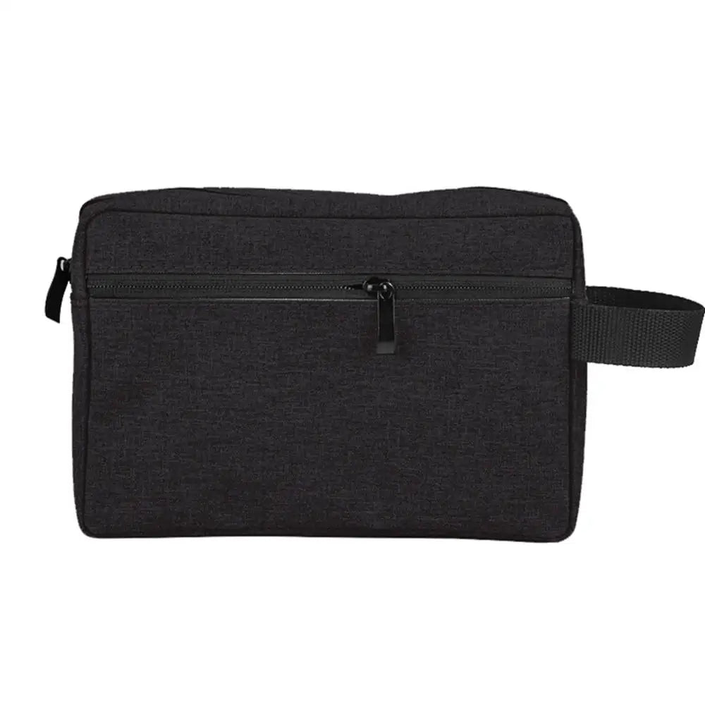 Embroidered Bow Cosmetic Bag – Large Capacity Toiletry Organizer for Travel