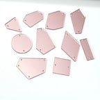 Acrylic Mirror Flat Back Beads – Sew-On Rhinestones for Clothing Embellishment