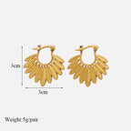 316L Stainless Steel Waterproof Earrings – Minimalist Jewelry for Vacation