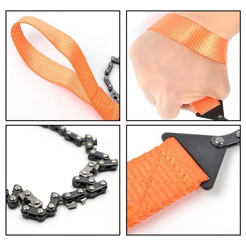 Portable Wire Saw – 11-Teeth Hand Chain Saw for Outdoor Mountaineering