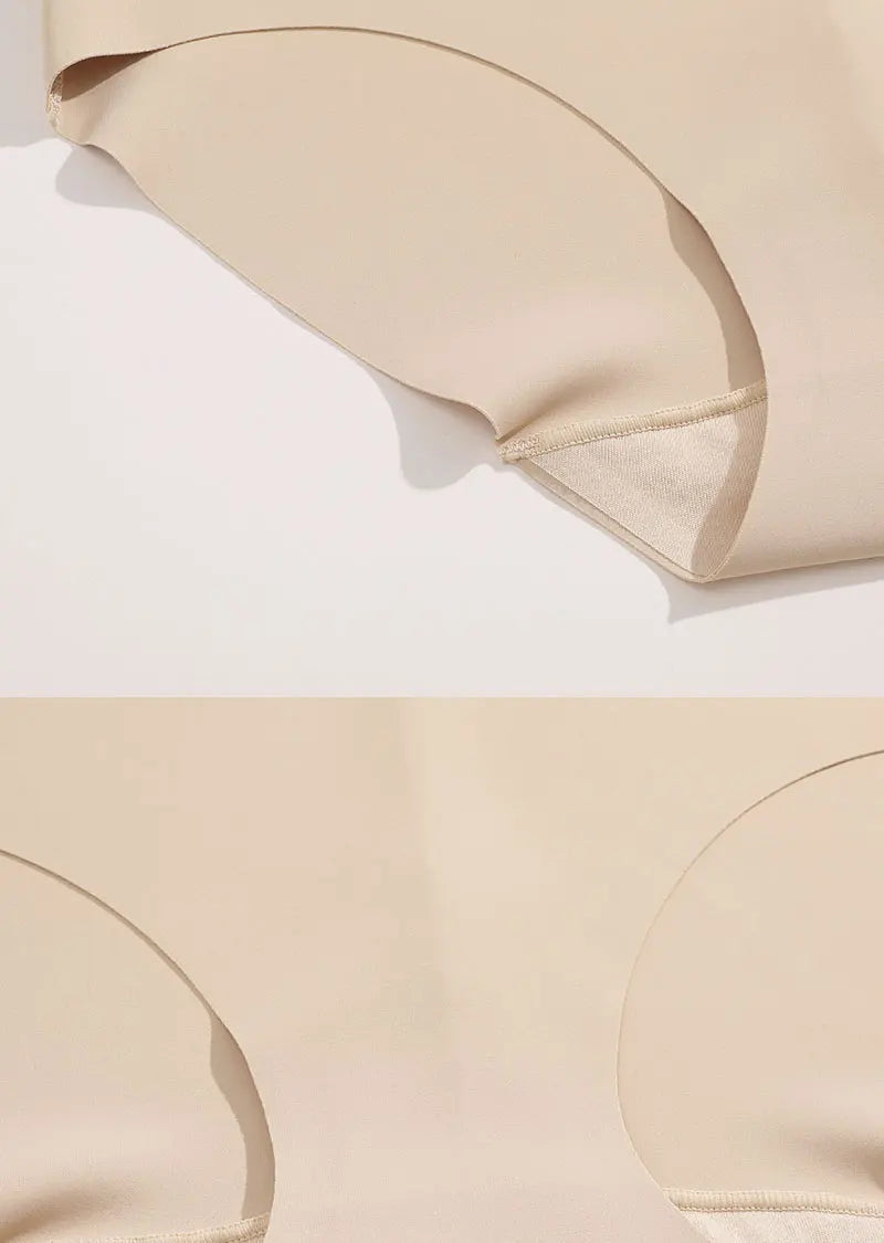 Seamless High Waist Shapewear – Ice Silk Tummy Control Panties for Women