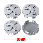 60mm Car Wheel Center Caps – Peugeot GT Logo Emblem Hub Covers for Auto Styling