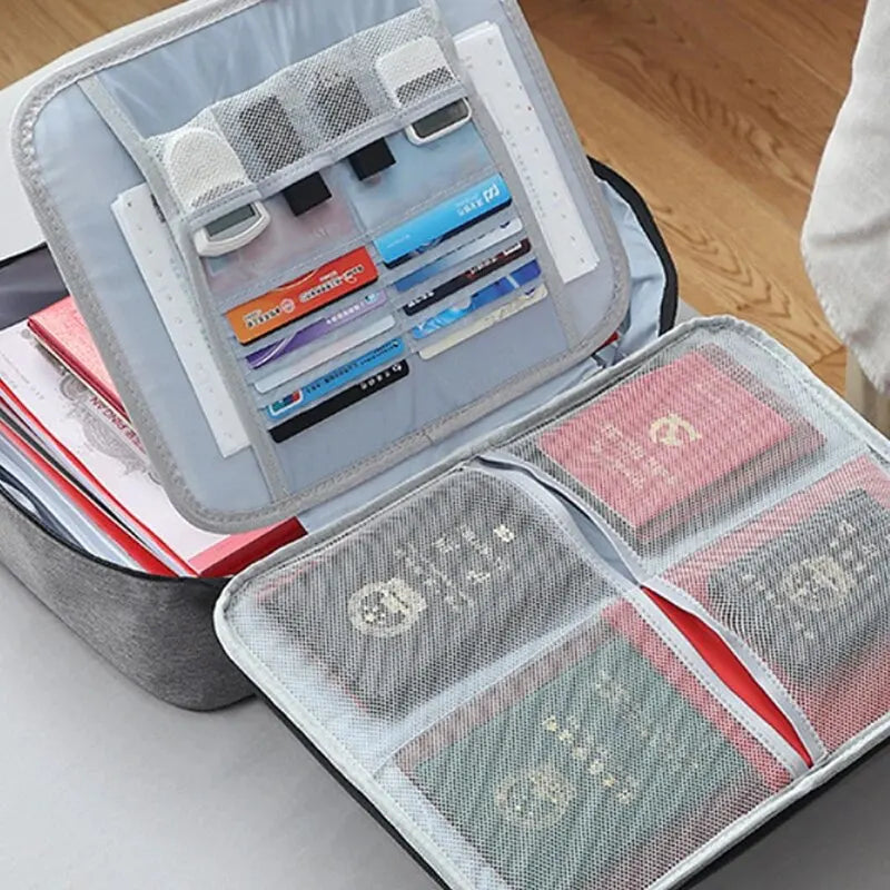 Document Organizer Briefcase – 3-Layer File Storage for Men and Women