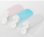 Refillable Squeeze Bottle Kit – Portable Travel Containers for Toiletries