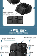 55L Tactical Duffel Backpack – Large Men's Bag for Hiking Travel and Gym